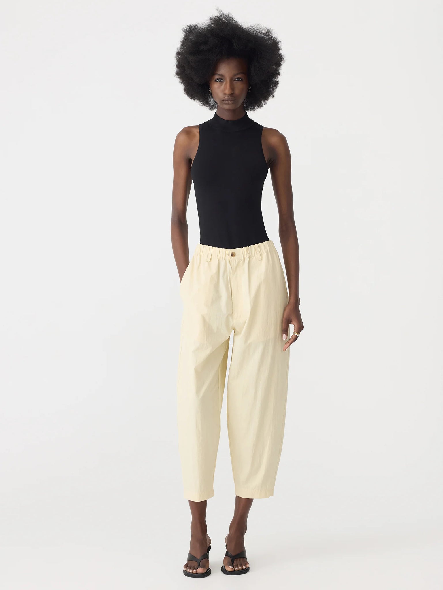 Crushed Cotton Summer Pant