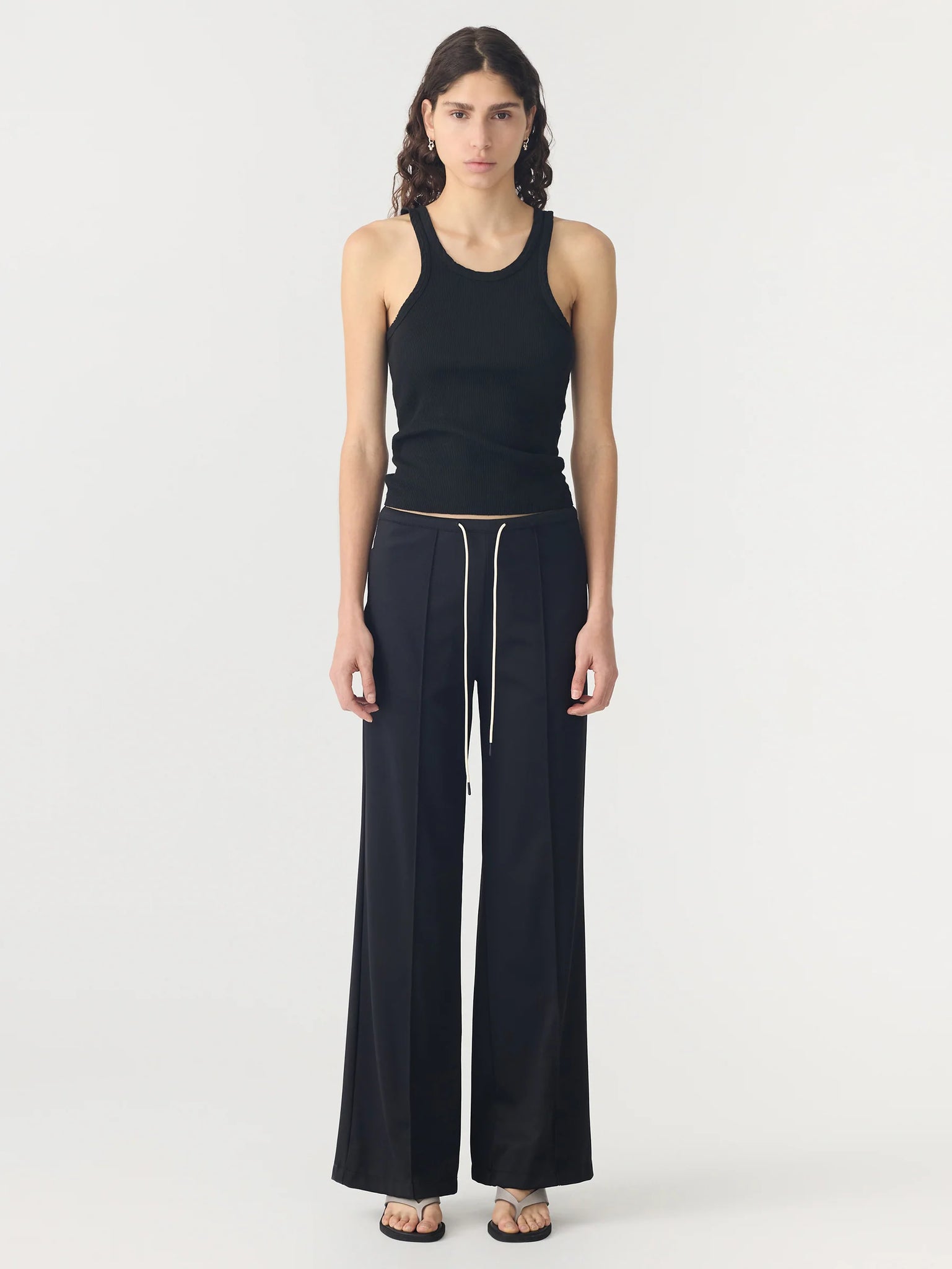 refined pinstitch pant
