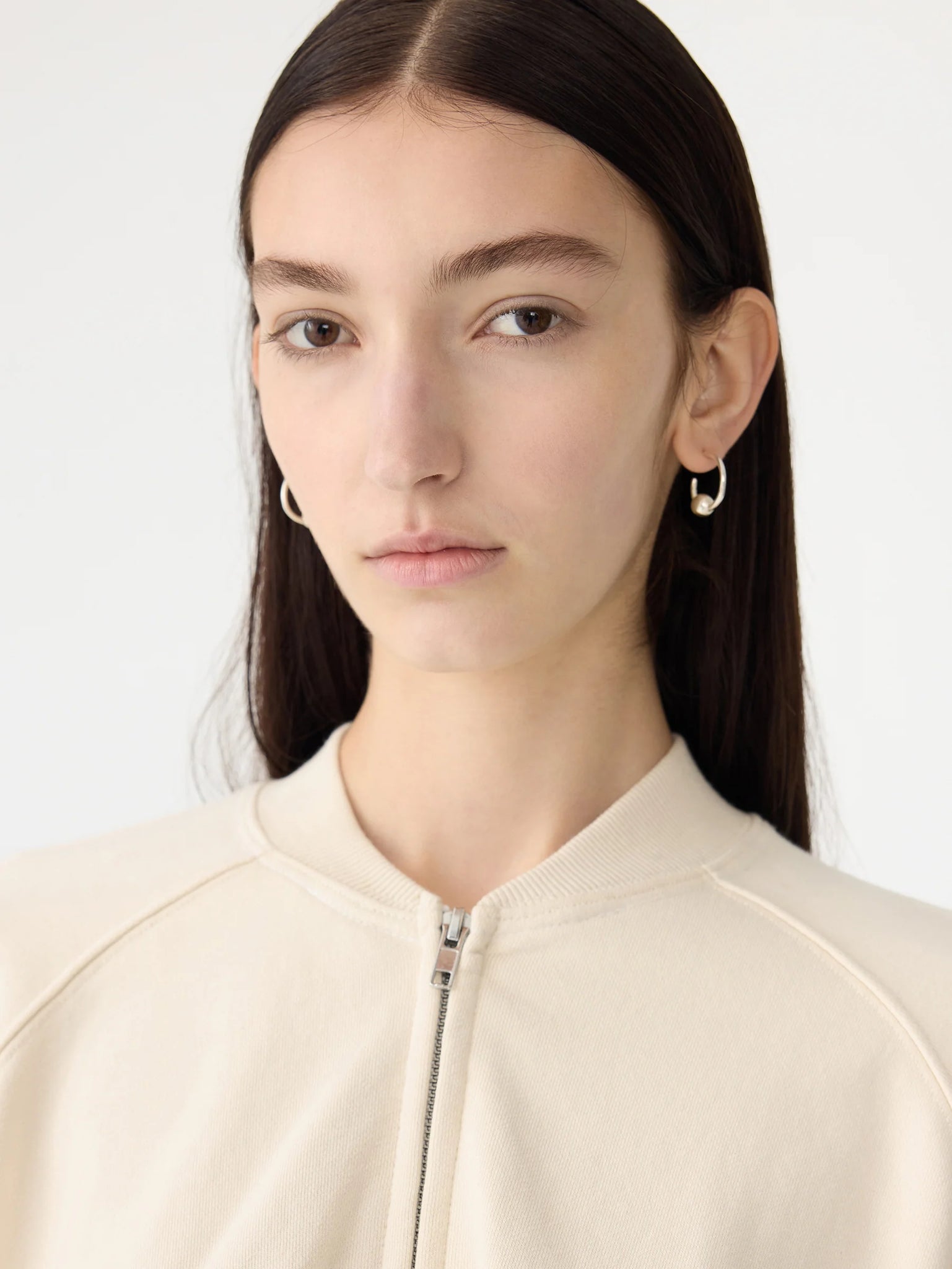 fleece zip up bomber jacket