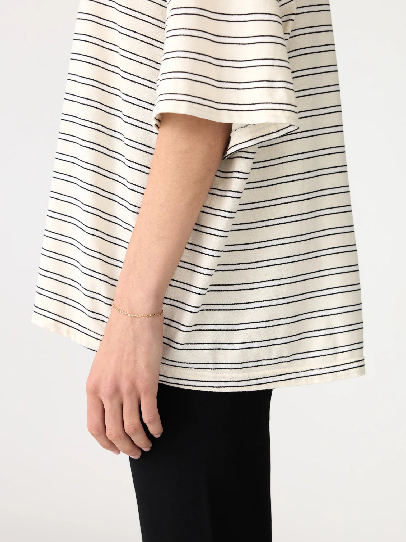 stripe boxy s/s t.shirt