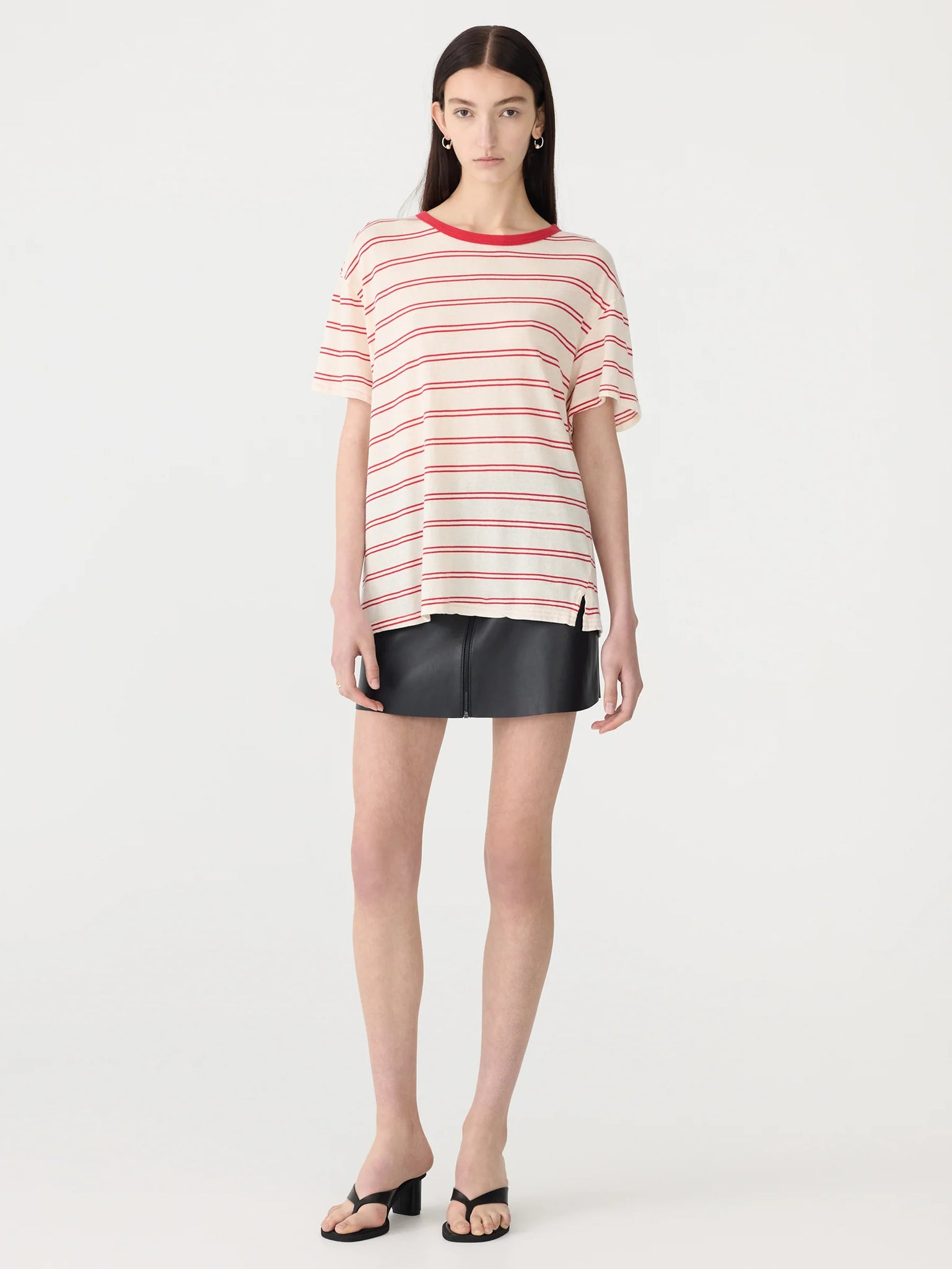 stripe boyfriend t.shirt