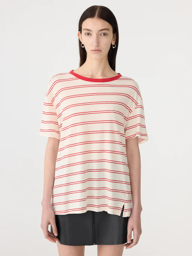 stripe boyfriend t.shirt