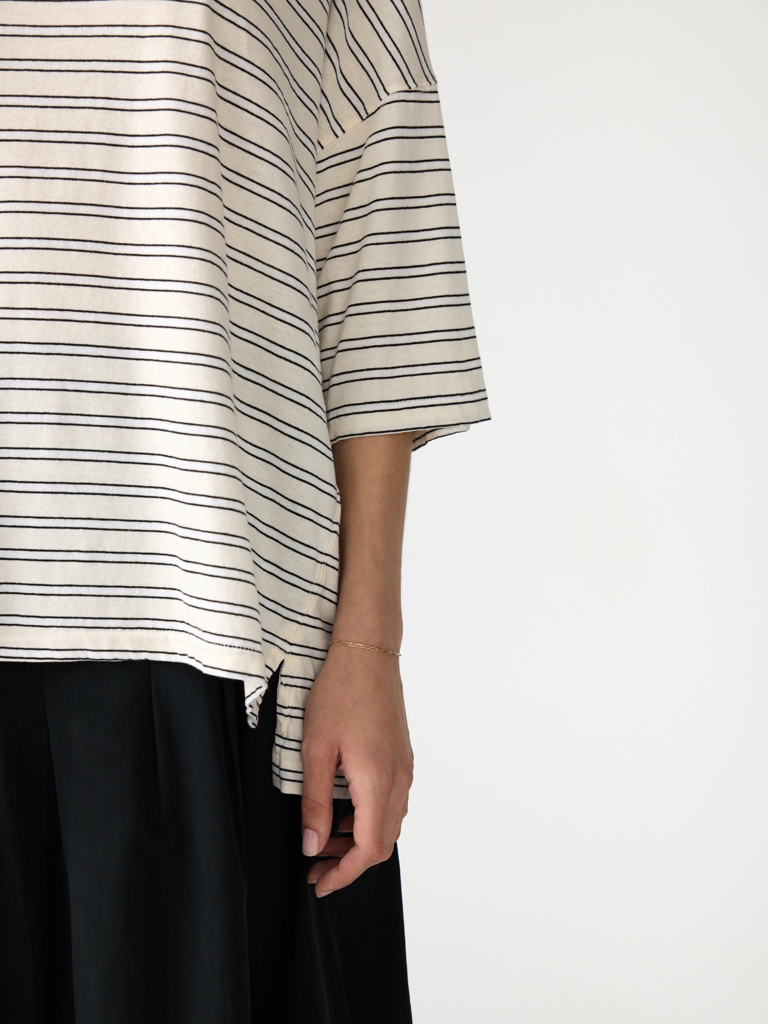 stripe slouch s/s t.shirt