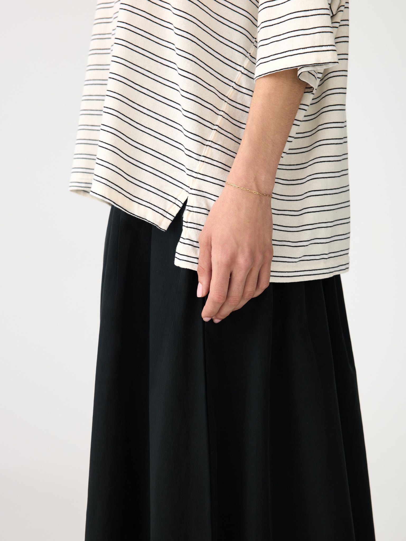 stripe slouch s/s t.shirt