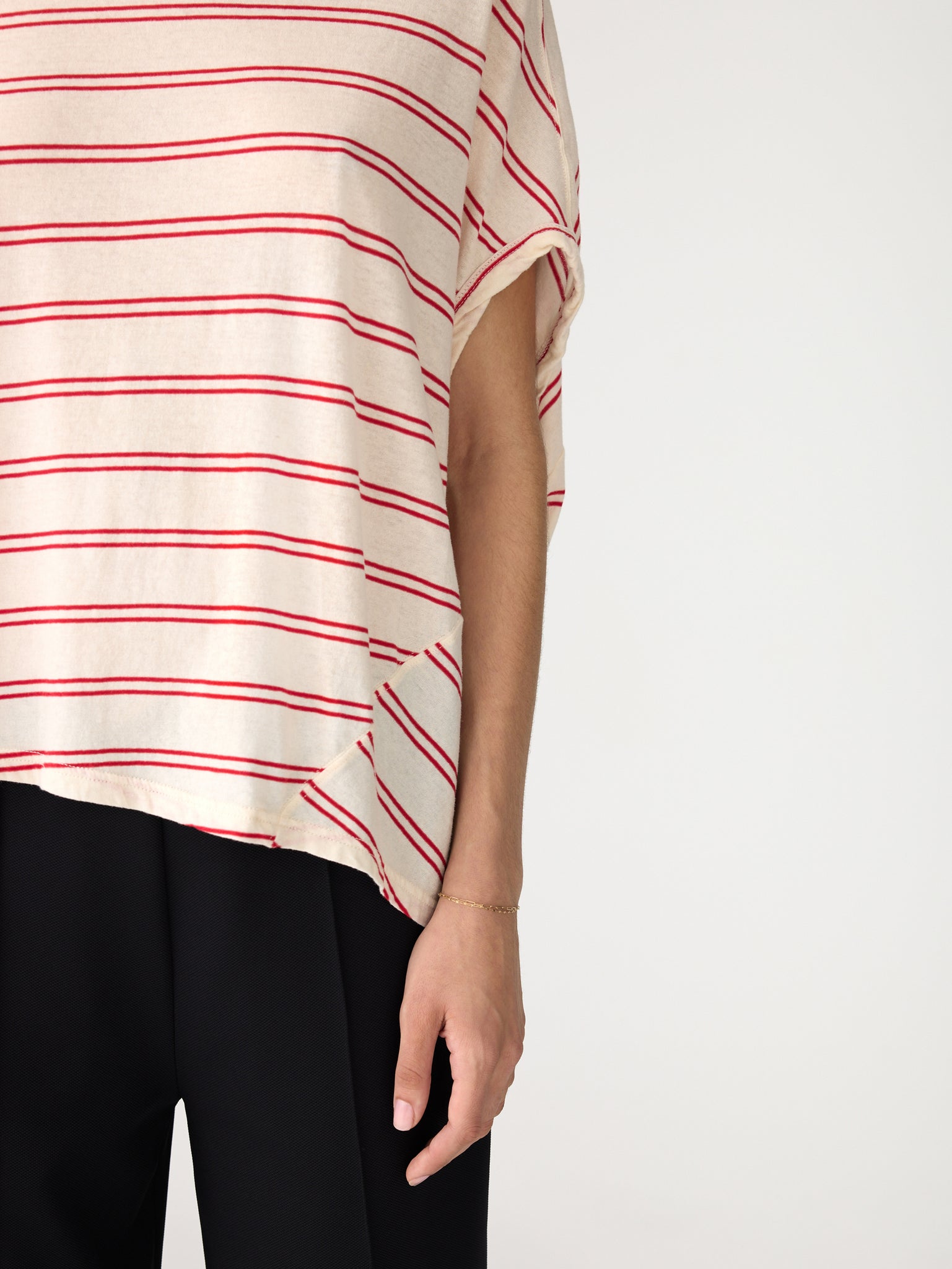 stripe circle t.shirt
