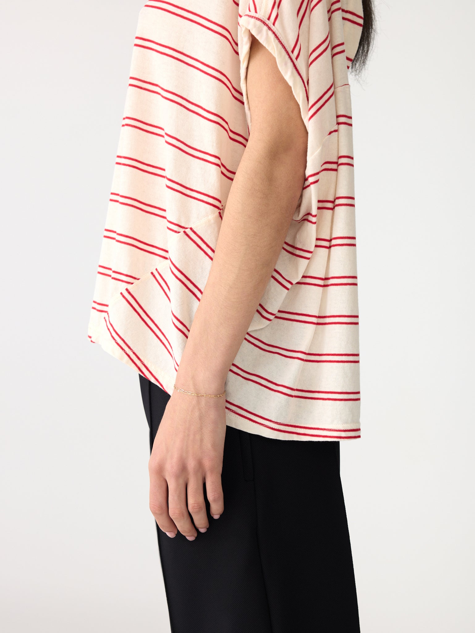 stripe circle t.shirt
