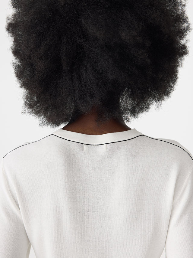knitted baby l/s t shirt