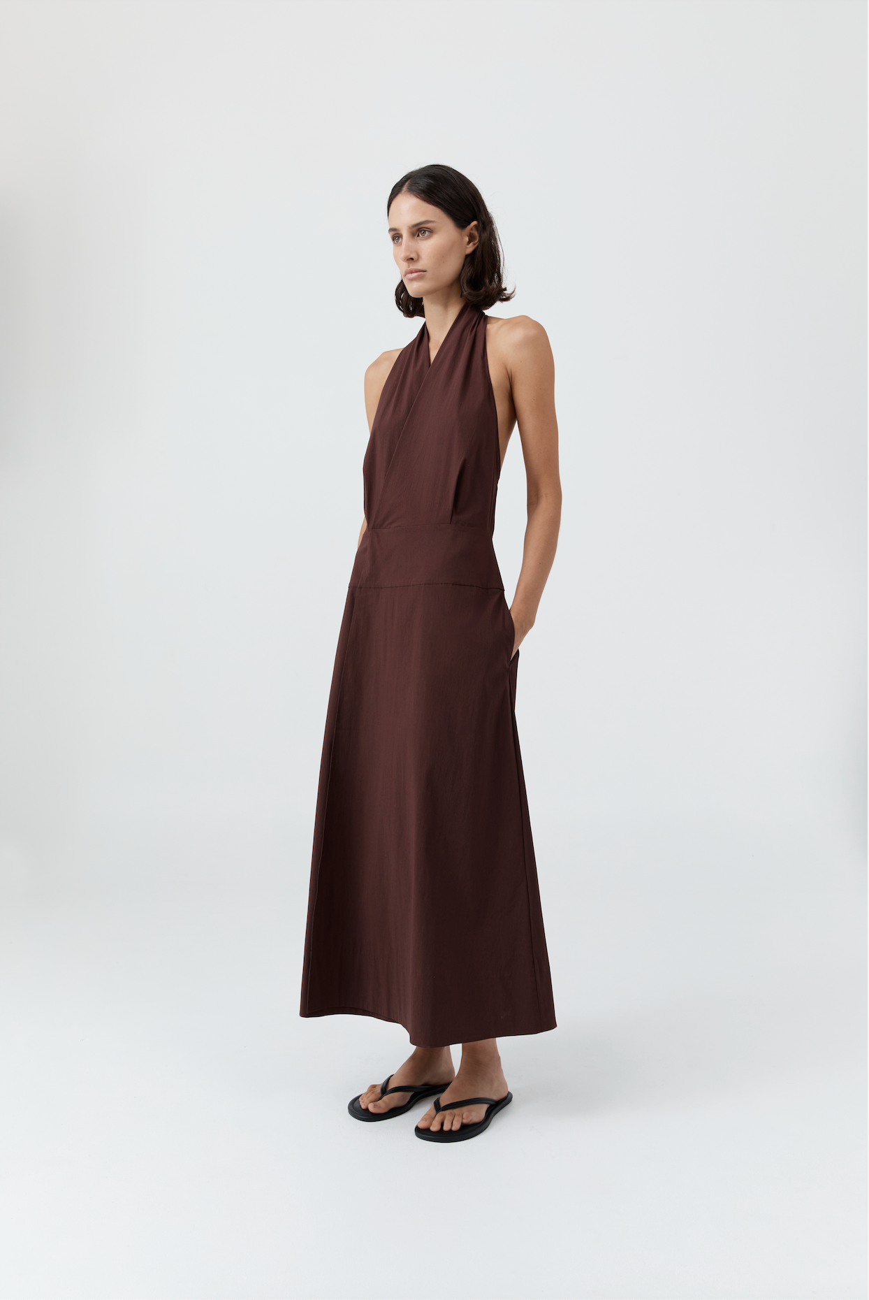 Halter Wrap Dress