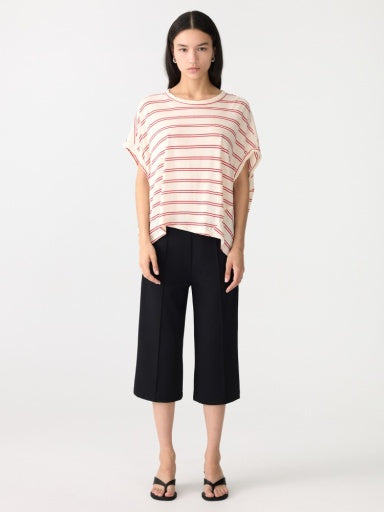 stripe circle t.shirt