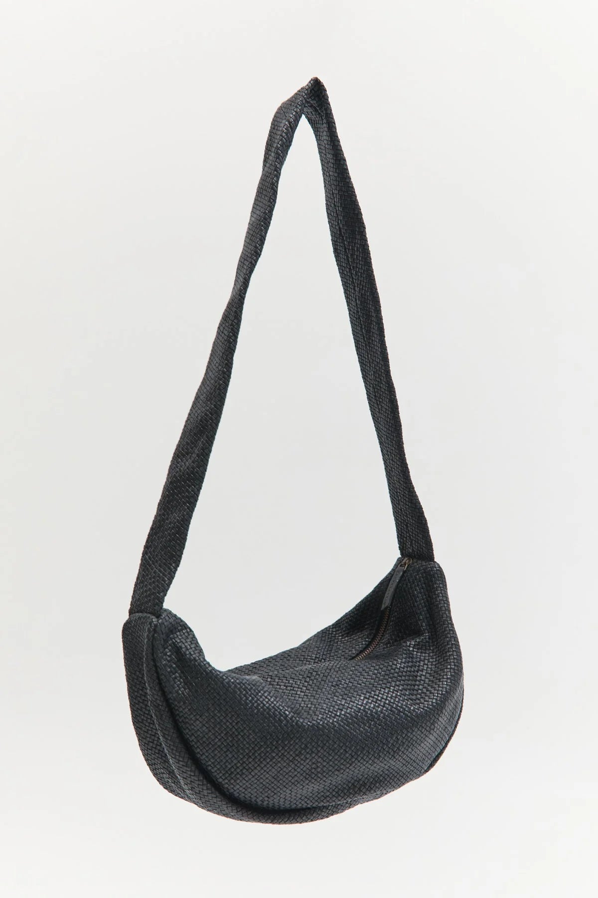 Woven Crescent Bag