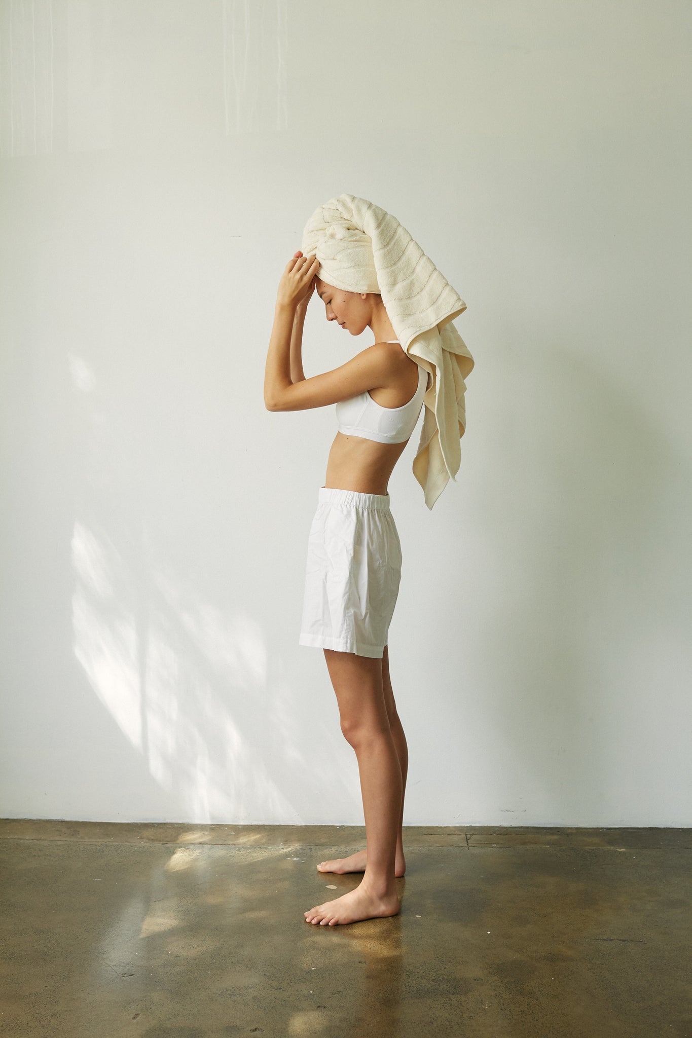 St Clair Bath Towel in Ivory