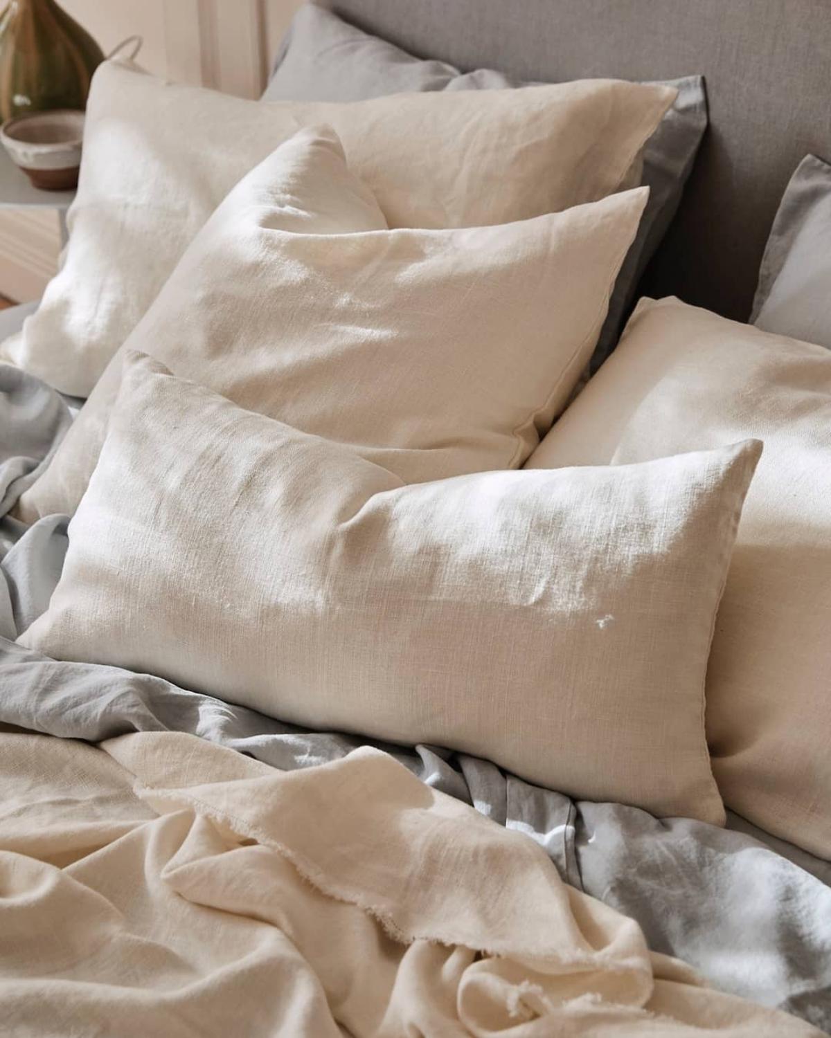 Heavy Linen Bed Cover