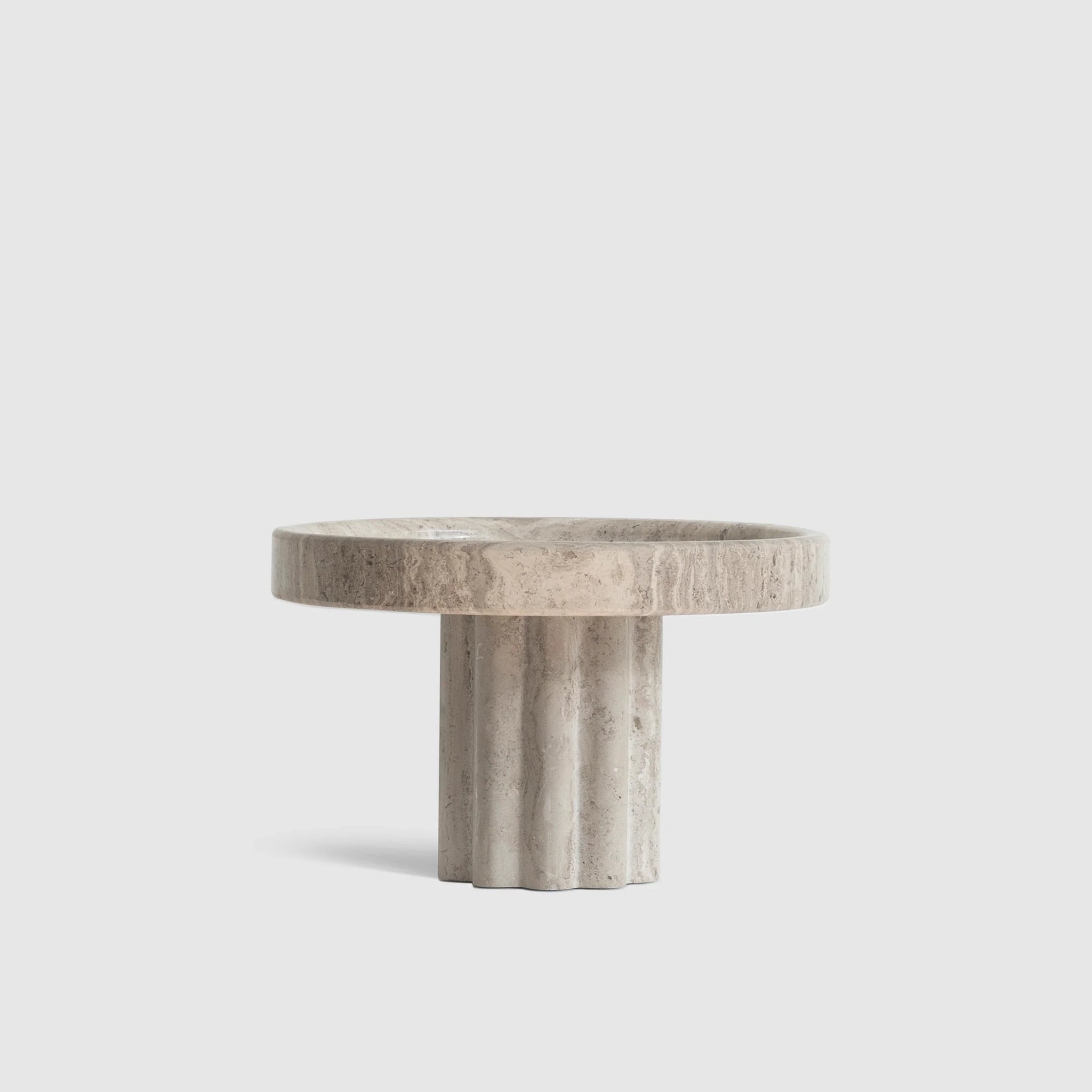 Column Tray-Round / Wood Grain
